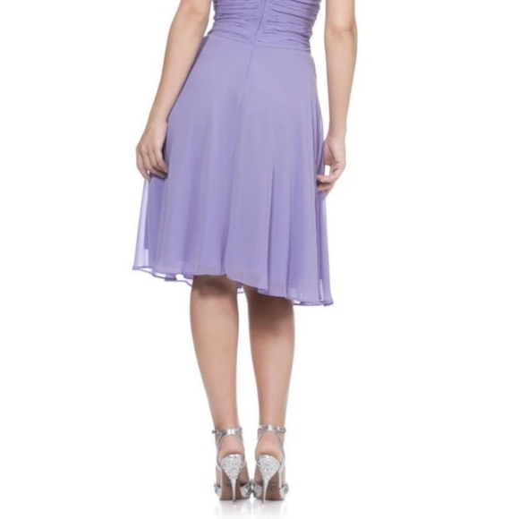 Boutique Halter Mesh Flowy Lilac Dress- Size 2 (XS-XXS Fit) - Picture 9 of 16